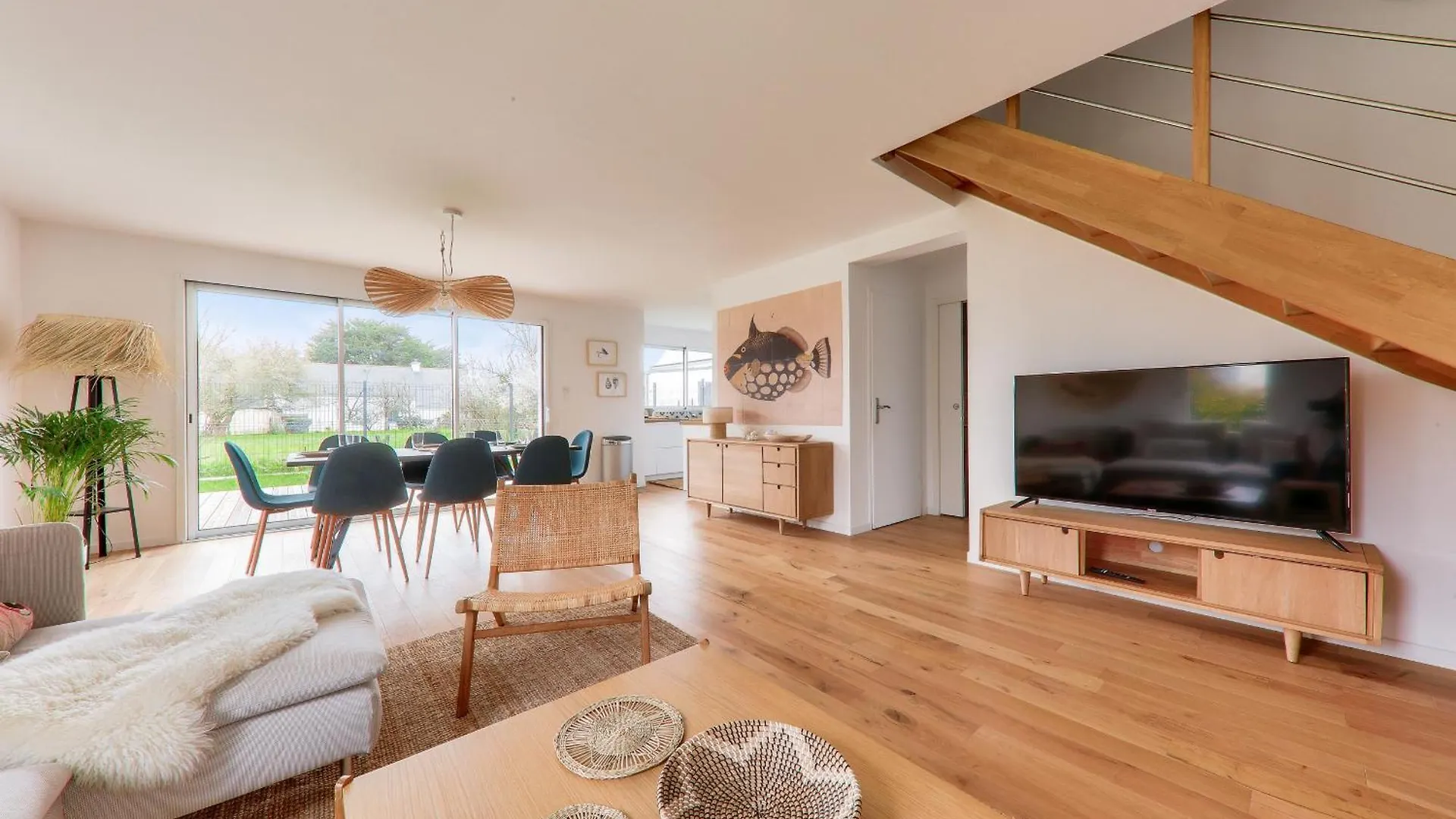 Maison Neuve Pour 8 - 500M Plage Du Rouvran Le Tour-du-Parc 0*,